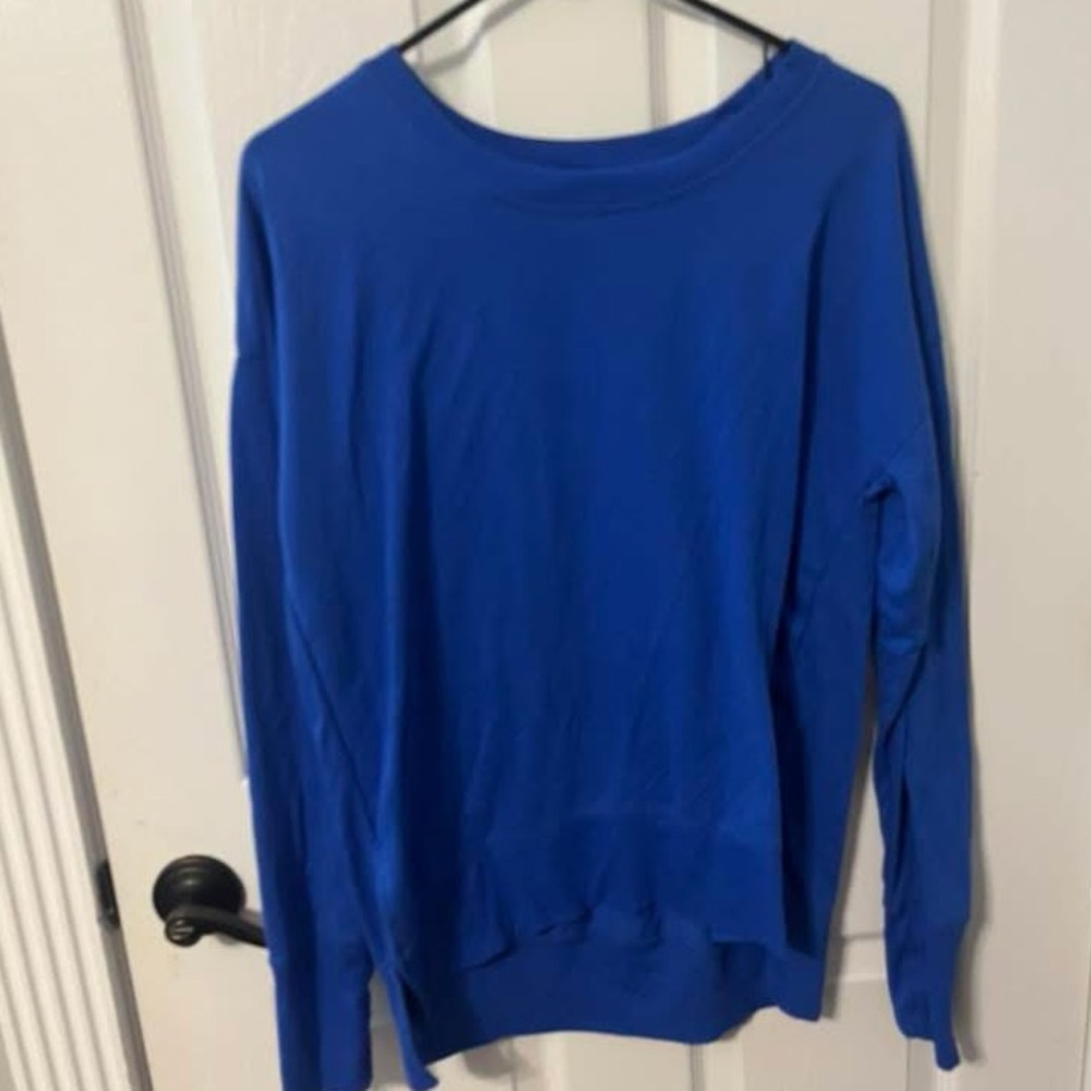Vibrant Blue Long Sleeve Top